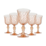 6 glasses a rose wine