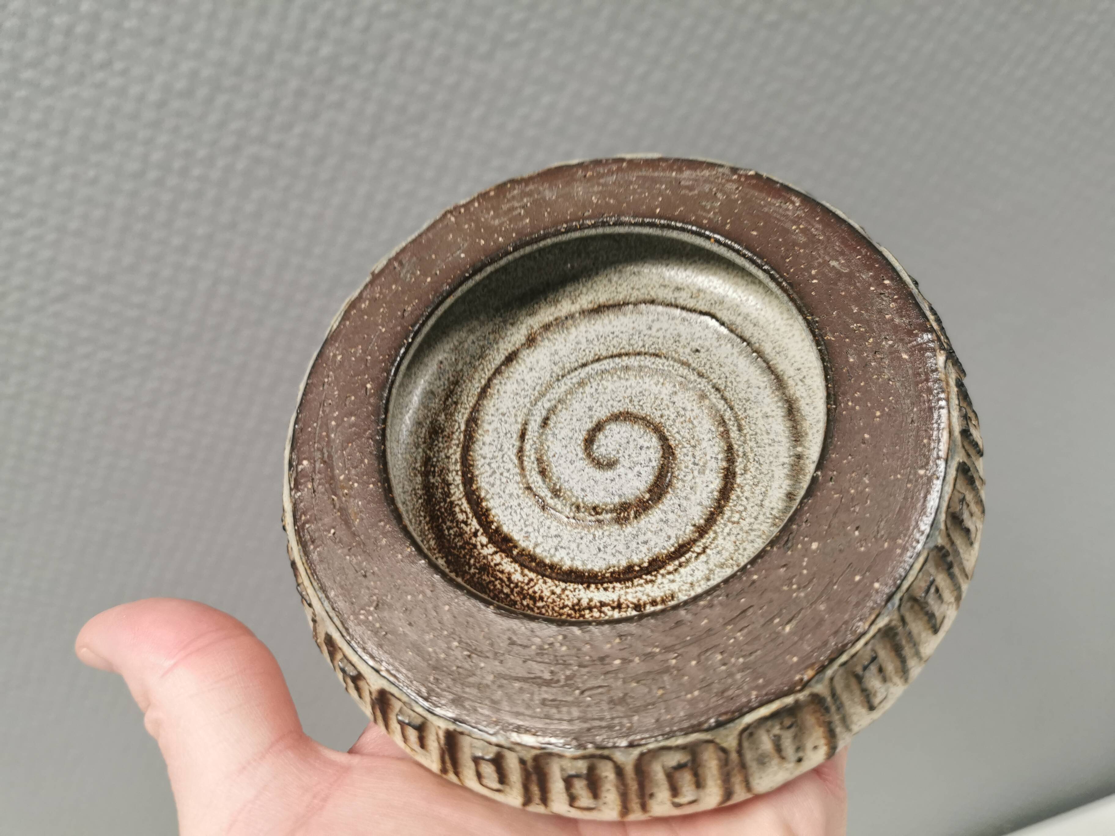 Ceramic ashtray from Danish Michael Andersen 1970-80s