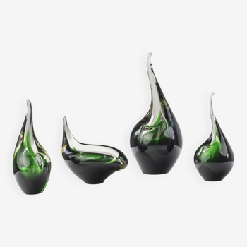 Per Lütken (1916-1998) Series of four orchid vases