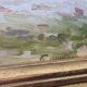 Oil on Panel - Marine Boats on Beach signed (to be identified)