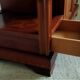 Louis Philippe style coffee table in cherry wood with large drawers.
