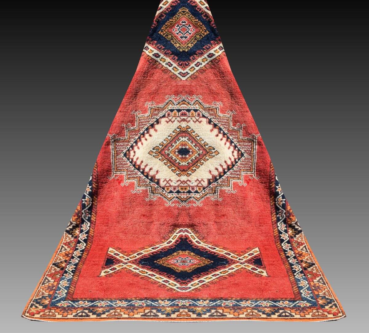 Moroccan Carpet (Taznakht), Middle Atlas: 150x250 cm "Galerie Sardje"