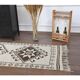 1970s Vintage Turkish Hand-Knotted Wool Cotton Beige Runner Rug  90x340