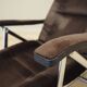 Brown velour armchair, Danish design, 1970s, production: Denmark