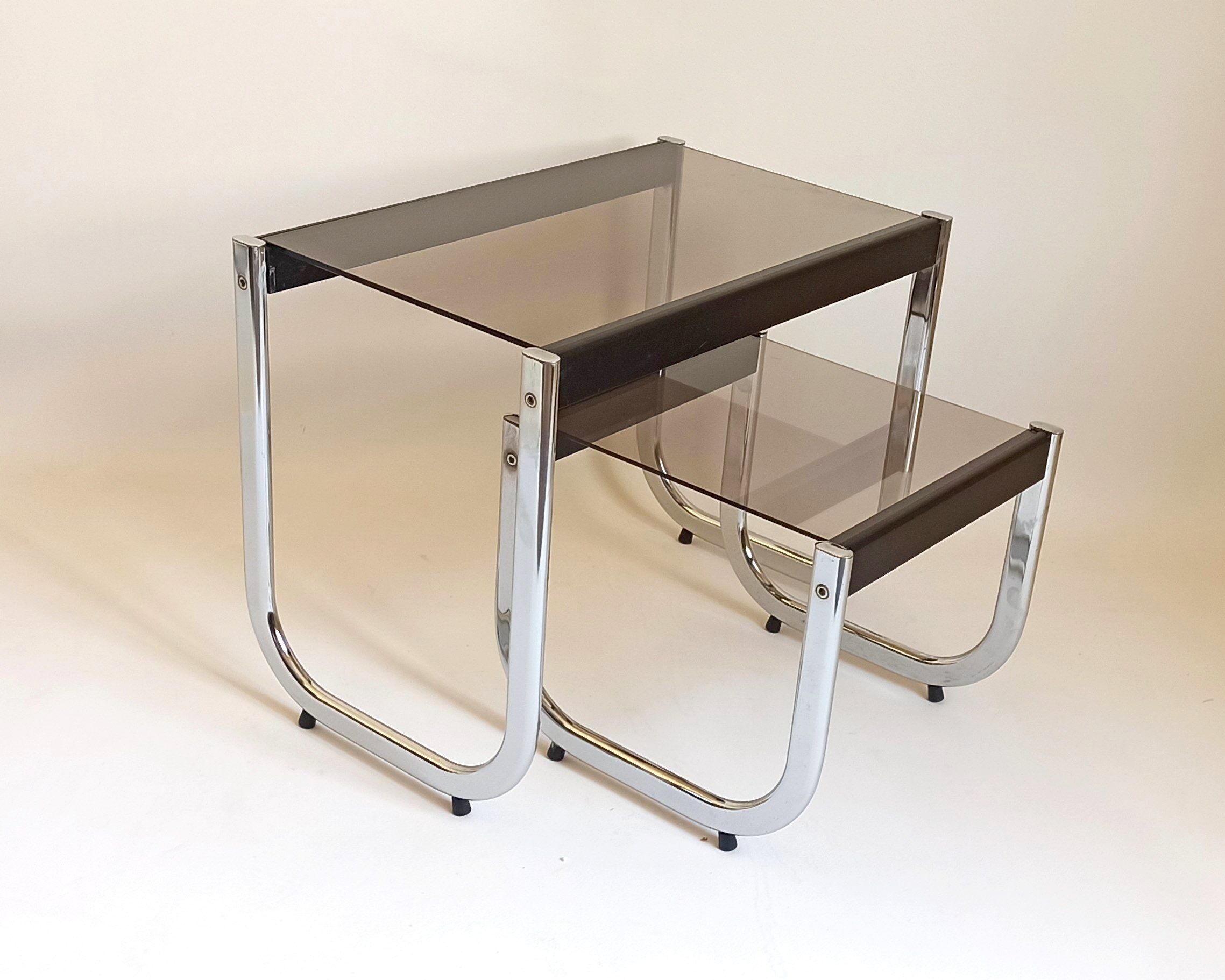 Pair of side tables 70s