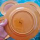 8 vintage mustard yellow ceramic plates