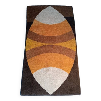 Tapis vintage spaceage epoque 1970