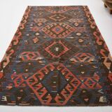 Blue & Brown Vintage Kilim Rug 158x275Cm SK 35367