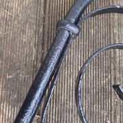 grande lampe potence en fer forgé
