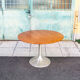 Table à manger en aluminium et bois Italie, 70
