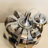 Vintage space age pendant lamp France 90