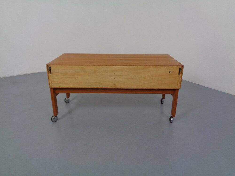 Rollable Chest of Drawers by Rud Thygesen & Johnny Sorensen for Hansen & Guldborg Furniture, Denmark, 1960s