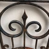 Wrought iron door grille