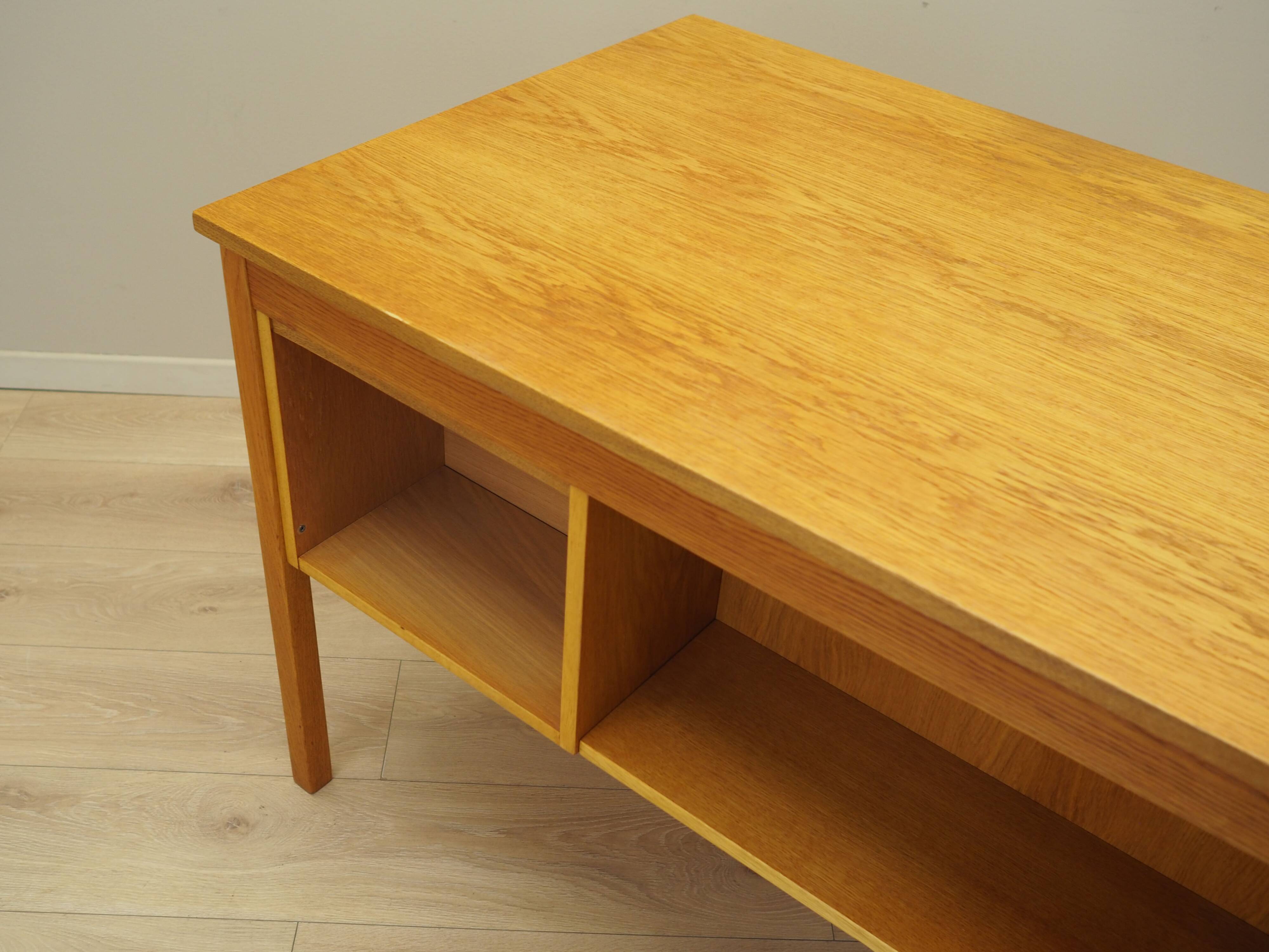 Ash wood desk, Danish design, 1970s, manufacturer: Domino Møbler