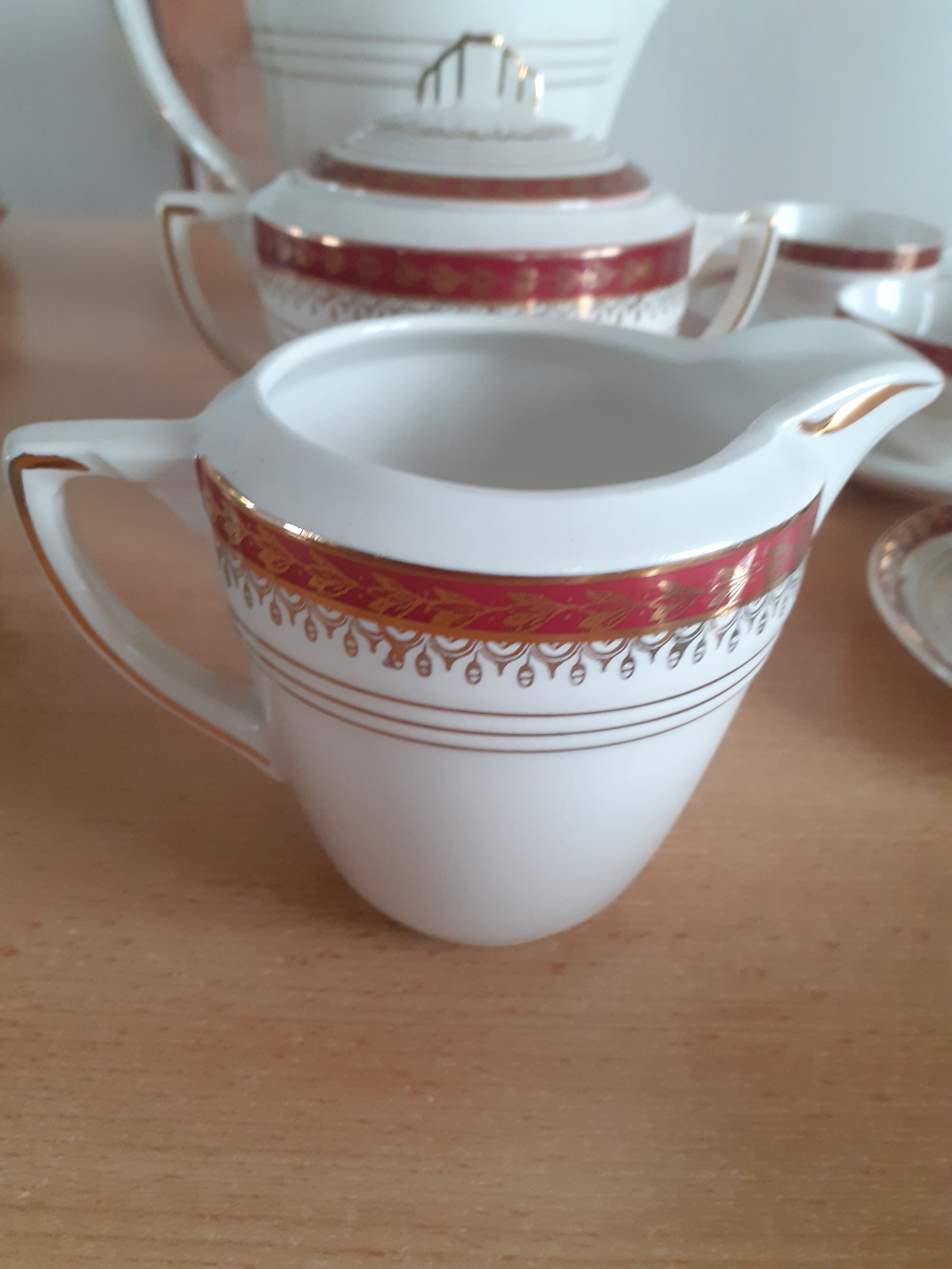 Ceranord coffee service, Saint Amand, Empire model