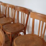Set of 10 baumann bistro chairs