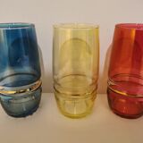 Multicolored orangeade service 60s