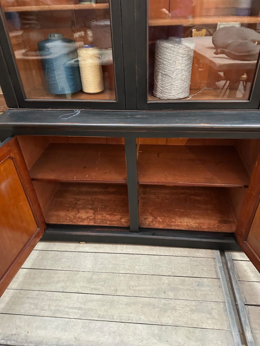 Large patinated library