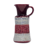 Burgundy red vase
