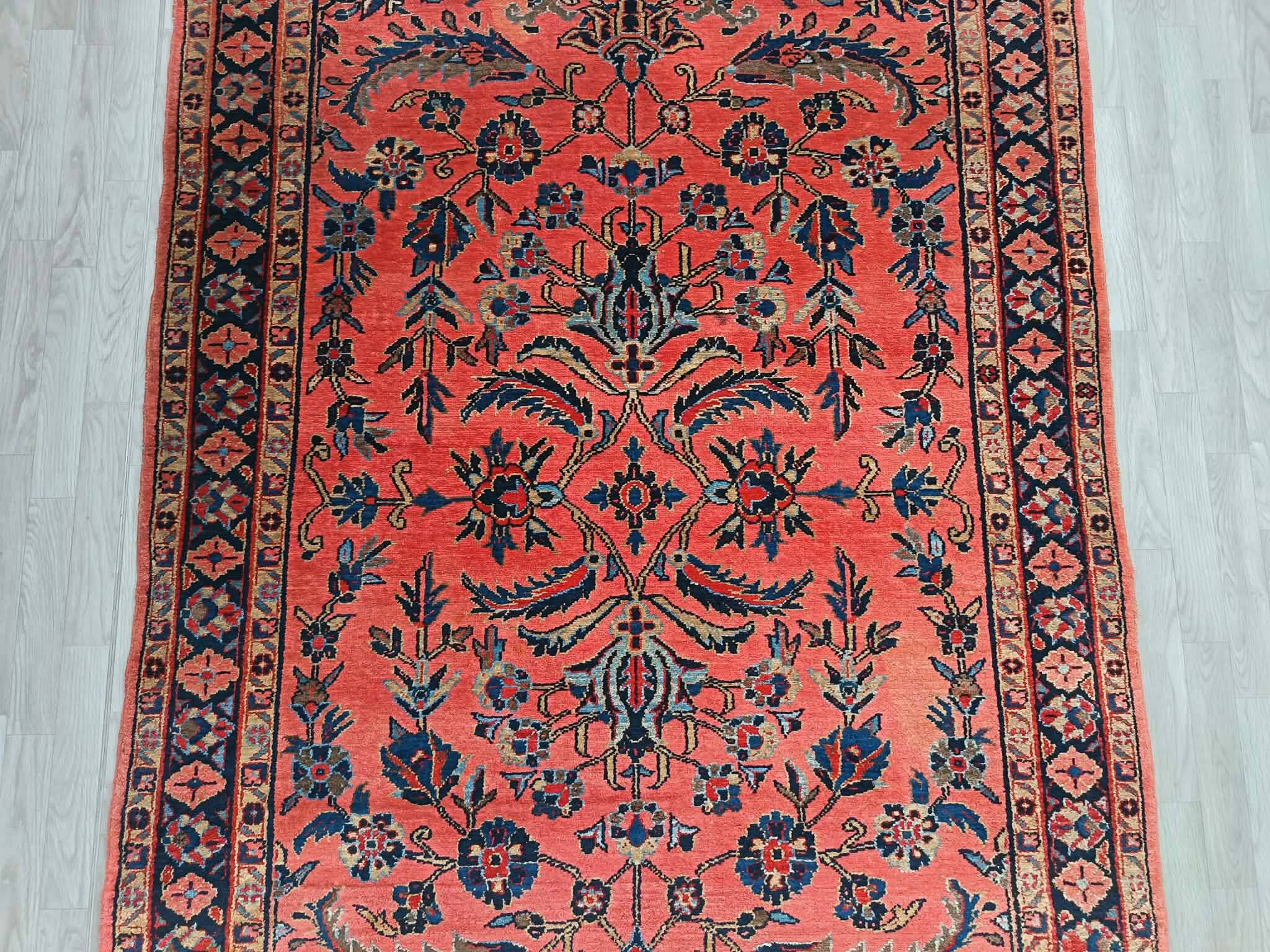 Handmade Sarouk Persian carpet