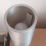 Brushed aluminium lamp