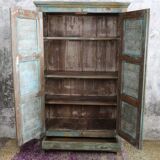 Blue patina cabinet 2 doors