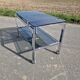1970s chrome and smoked glass coffee table