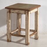 Antique small square tables (circa 1920). 2-piece set