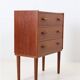 Rare teak chest of drawers by Carl Aage Skov for Munch Møbler / Mid-century Danish modern design / 1960s