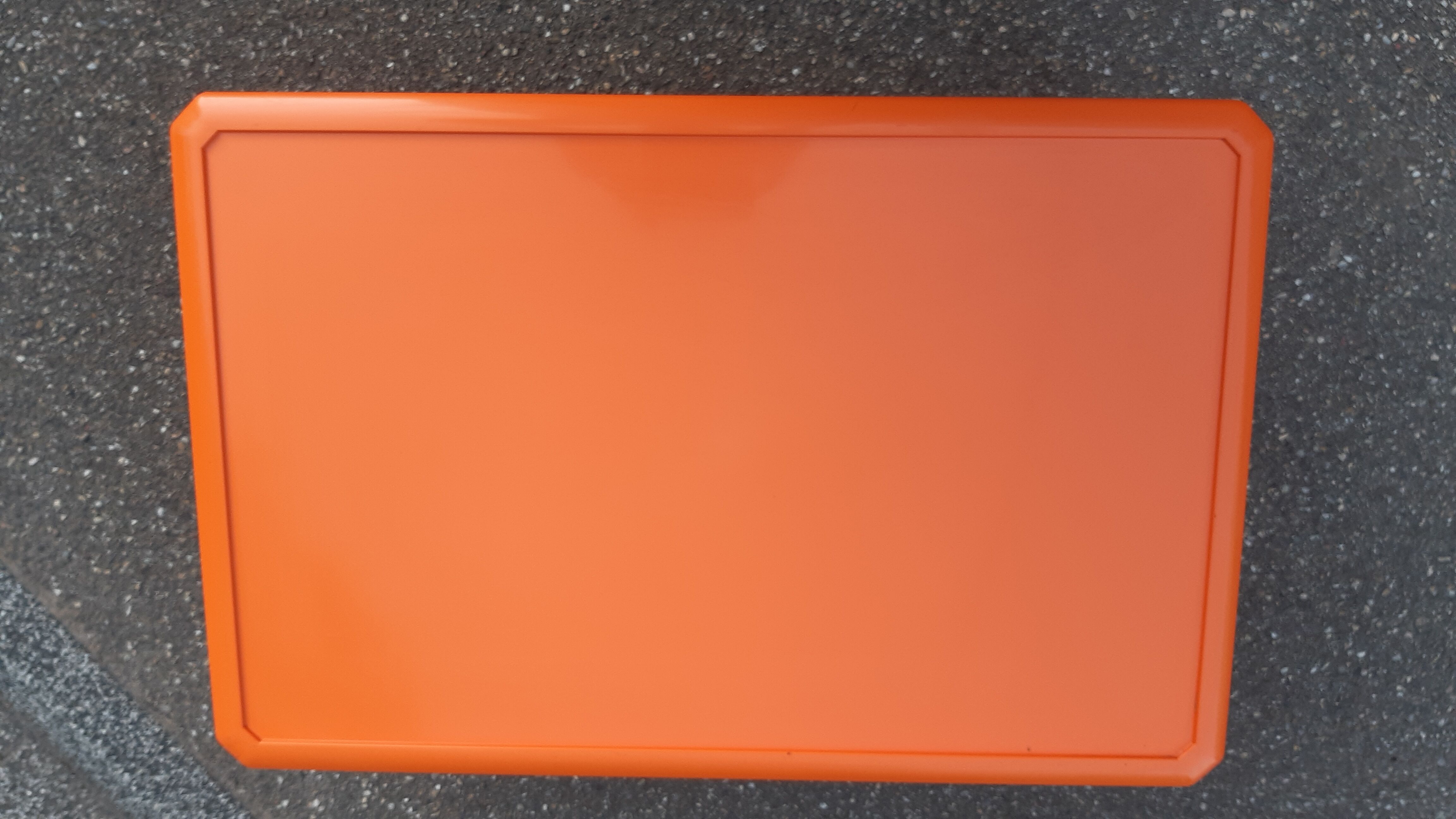 Orange vintage coffee table