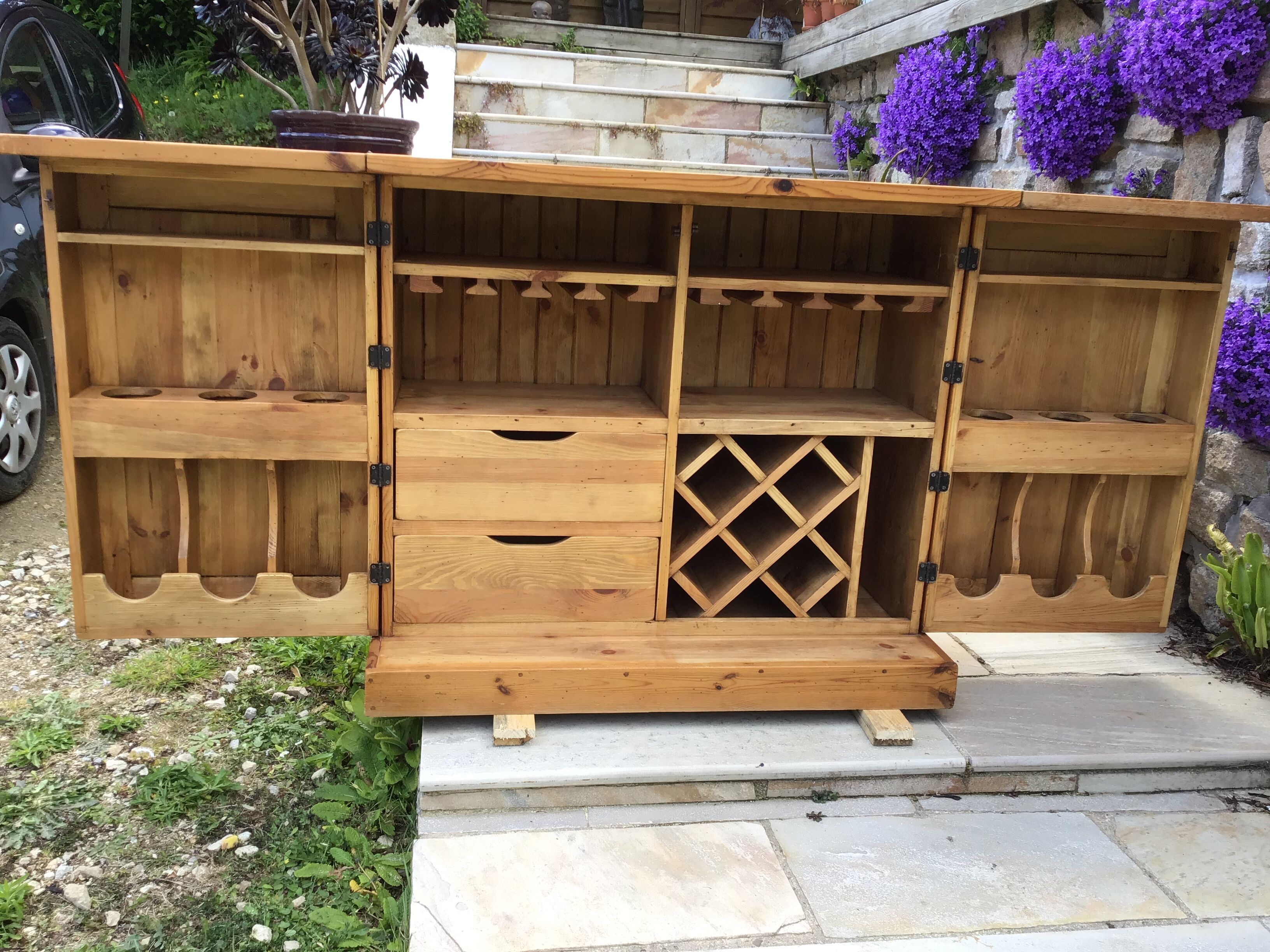 Folding bar furniture