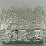 1960s lamp ceiling lamp Plafoniere Kalmar Franken Ice Glas Design