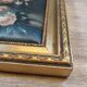 Tableau bords doré et impression sur tissu nature morte