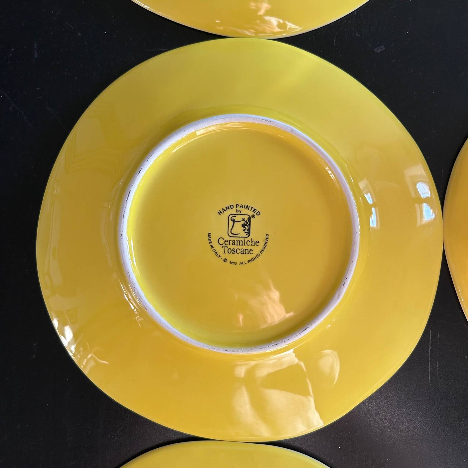 Ceramiche Toscane 6-piece plate set