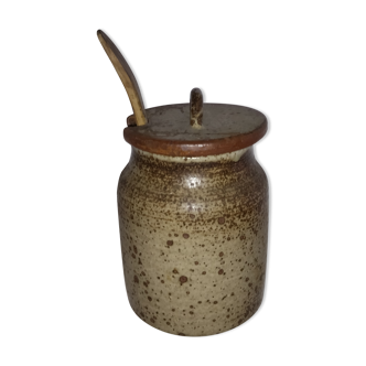 Pot à olives grès céramique années 70