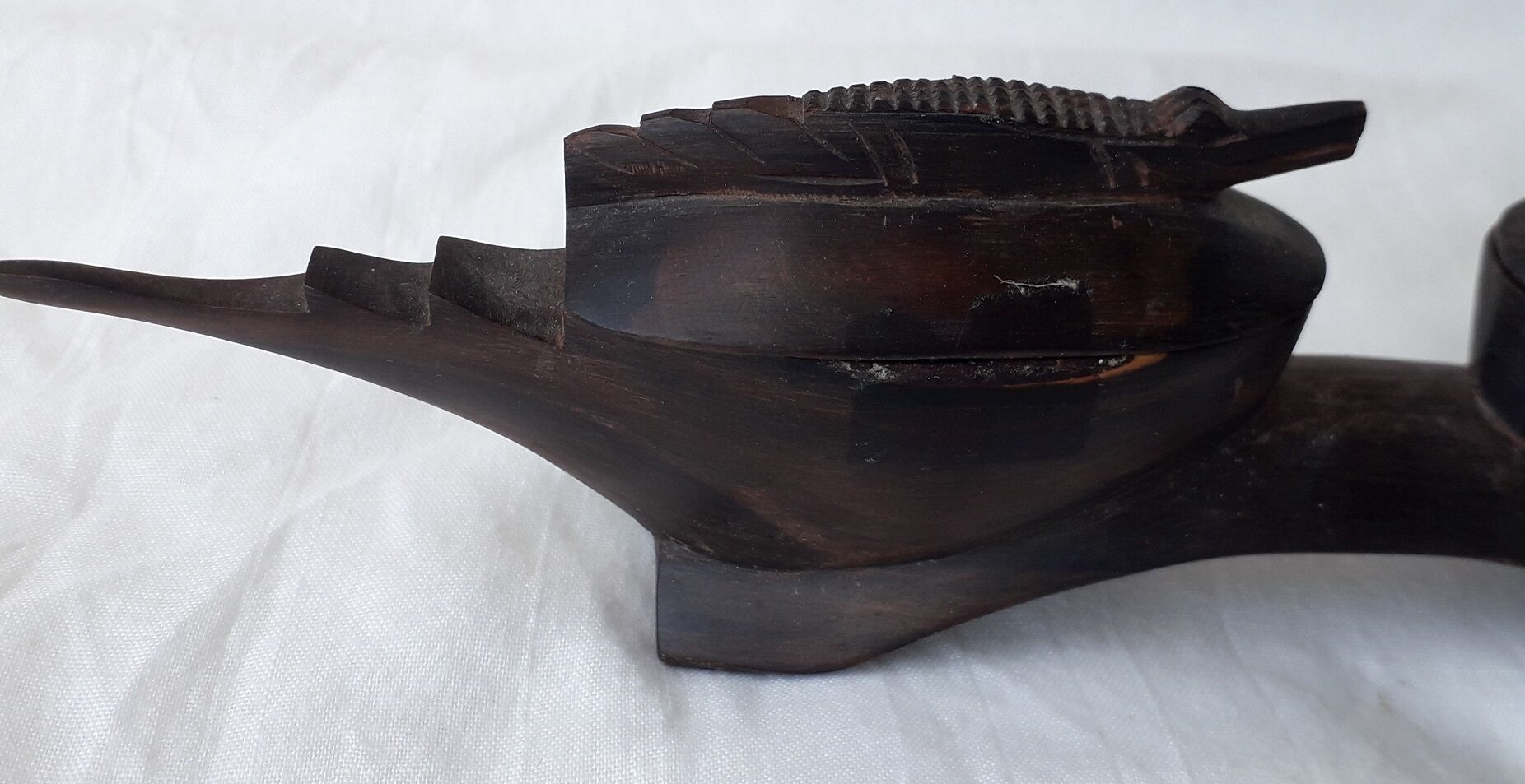 Salière poivrier en bois crocodile
