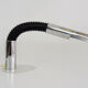Italian flexible desk lamp Targetti Sankey by E Belinni chrome metal. Year 70