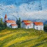 Tableau paysage bucolique