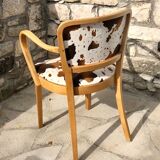 Lot de 4 fauteuils bridge Thonet 1950