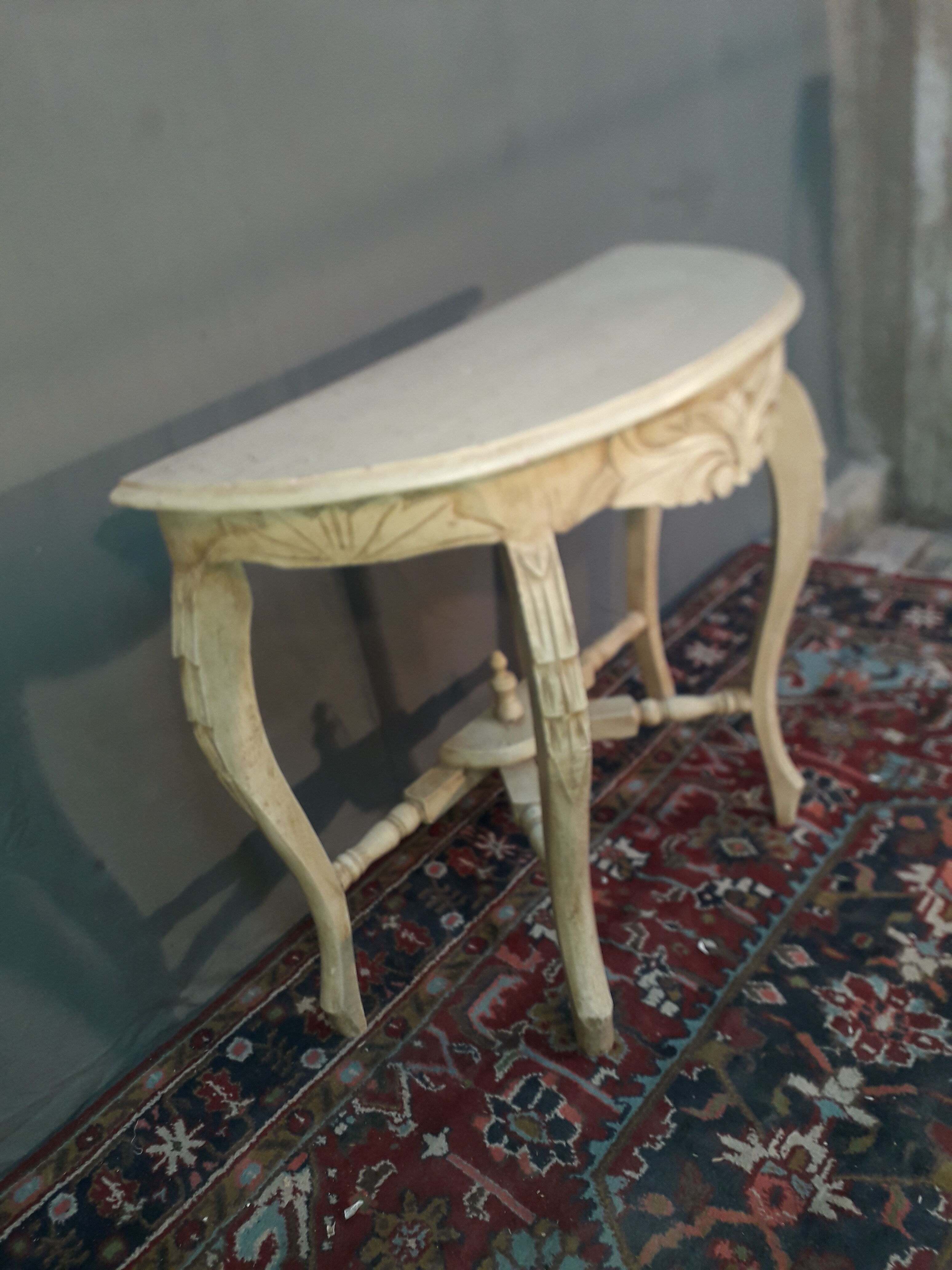 Painted wooden console