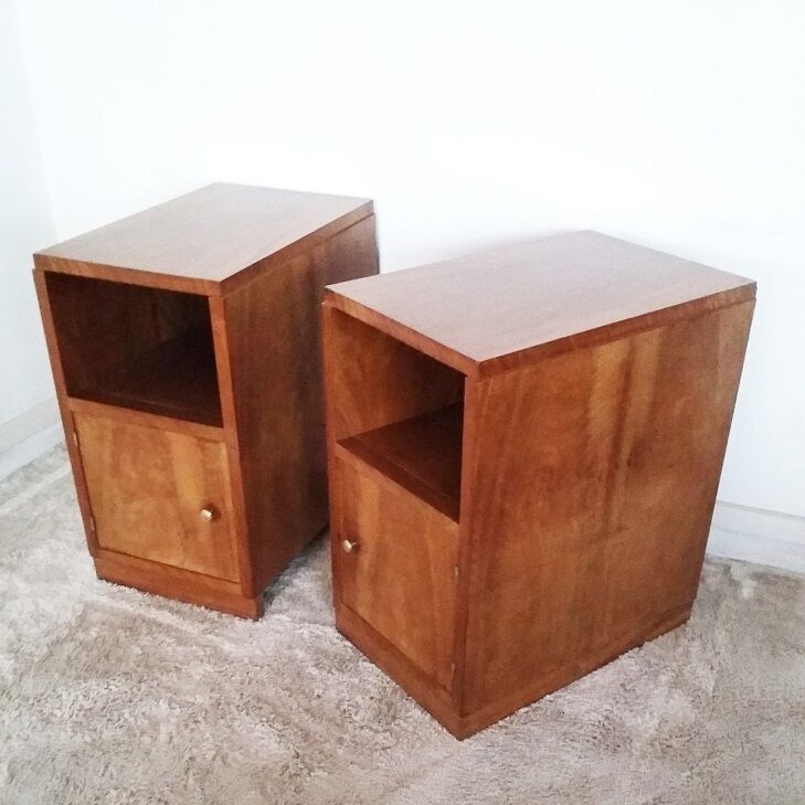 Pair of art deco side table