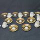 9 Moka Coffee Cups + Saucers Arabia Finland Mira Design Esteri Tomula