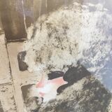 Original lithograph signed by Jean-Pierre Cassigneul: passer-by with a toque