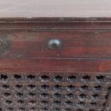 Console sideboard with shelf and mesh door