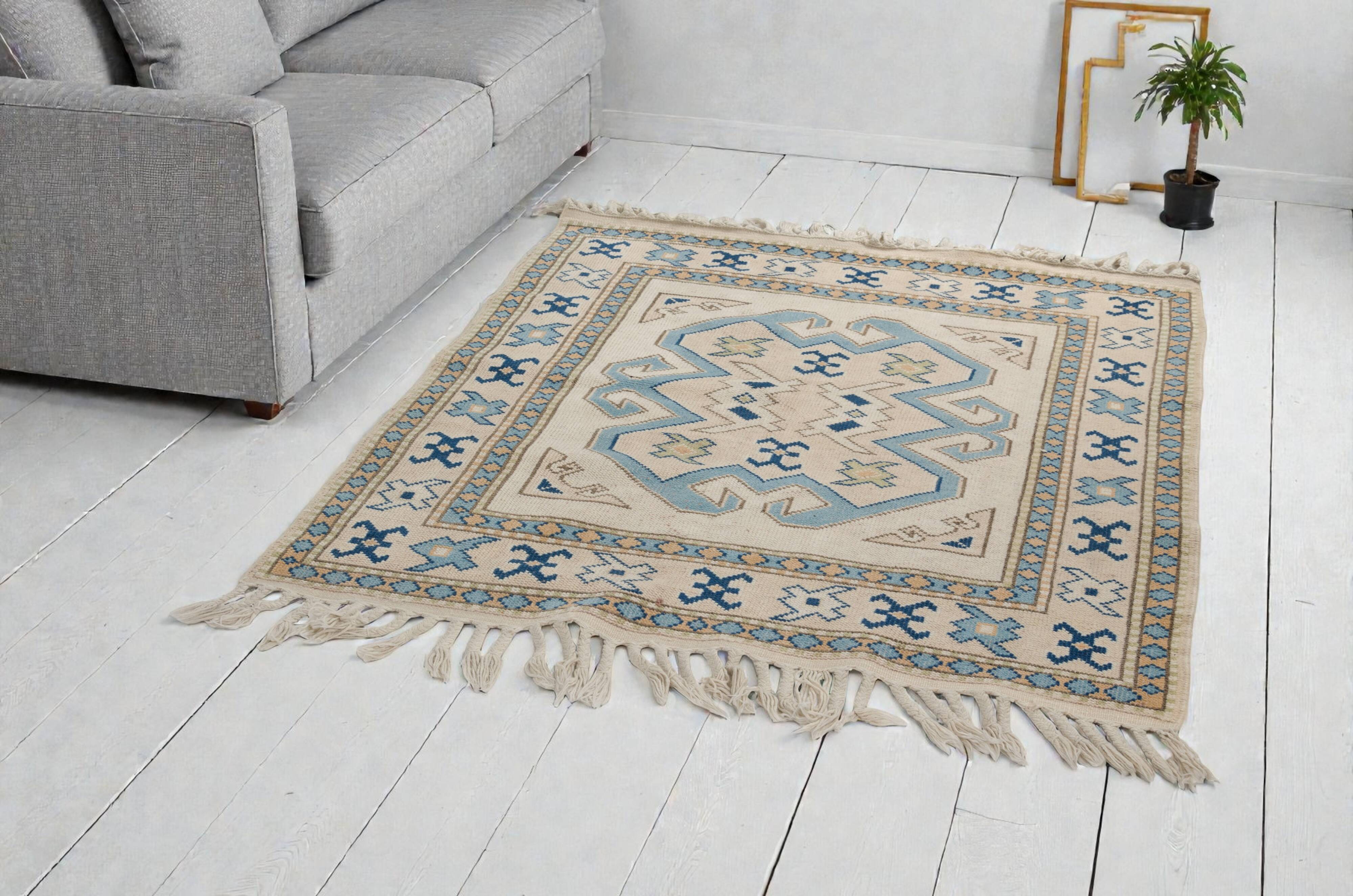 Vintage Turkish Wool Carpet