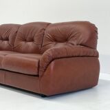 Vintage design sofa from Poltrona in imitation leather