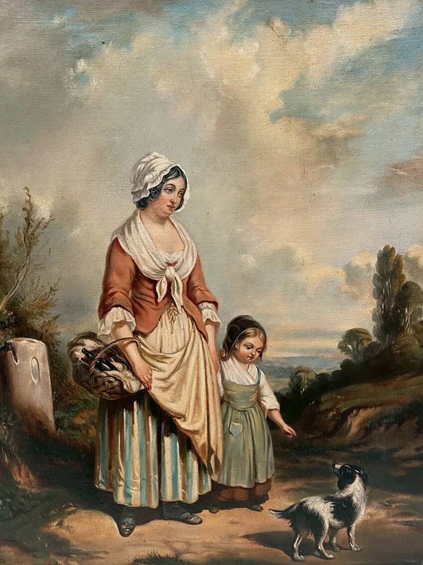 Oil on canvas 19th century After Auguste Delacroix (1809-1868)