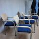 Set of 5 dining or conference chairs by Wiesner Hager and designed by Arge2