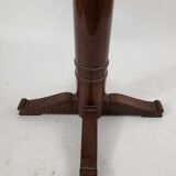 Fifth wheel / art deco wooden pedestal table