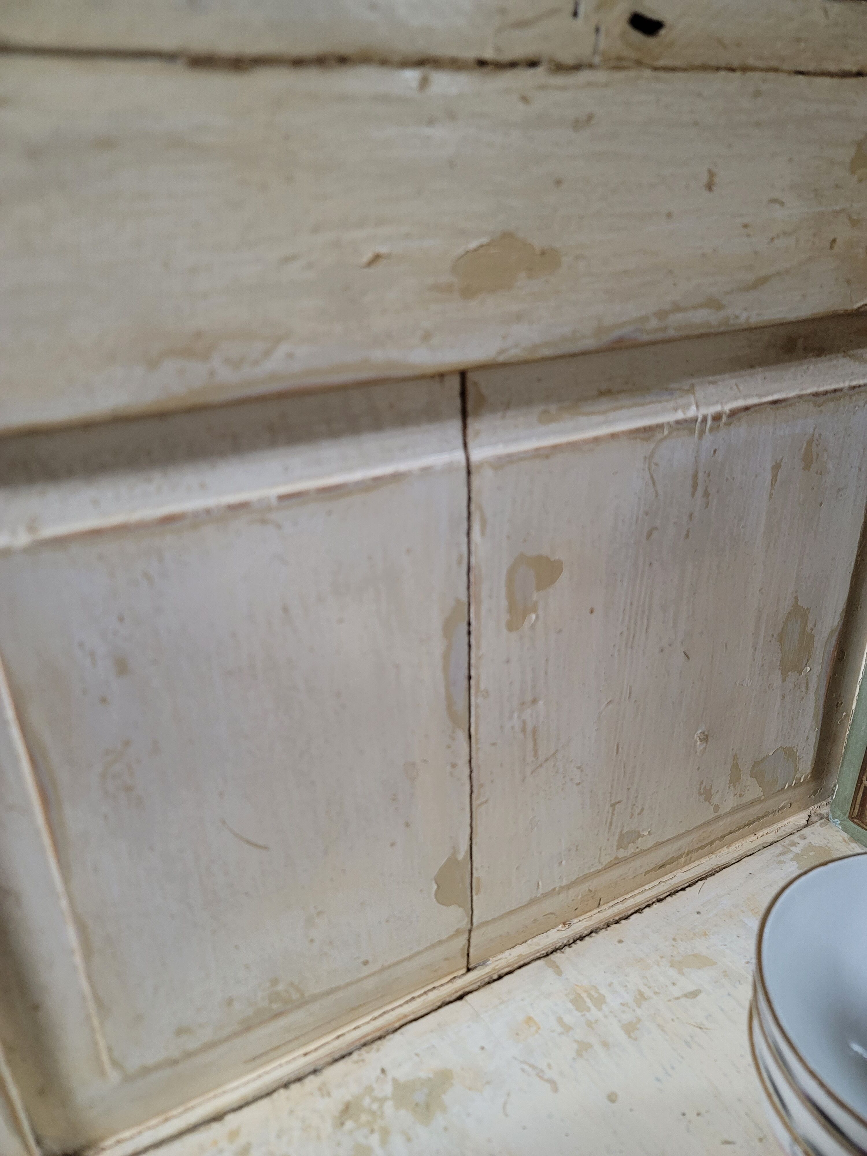 Asymmetrical vintage buffet